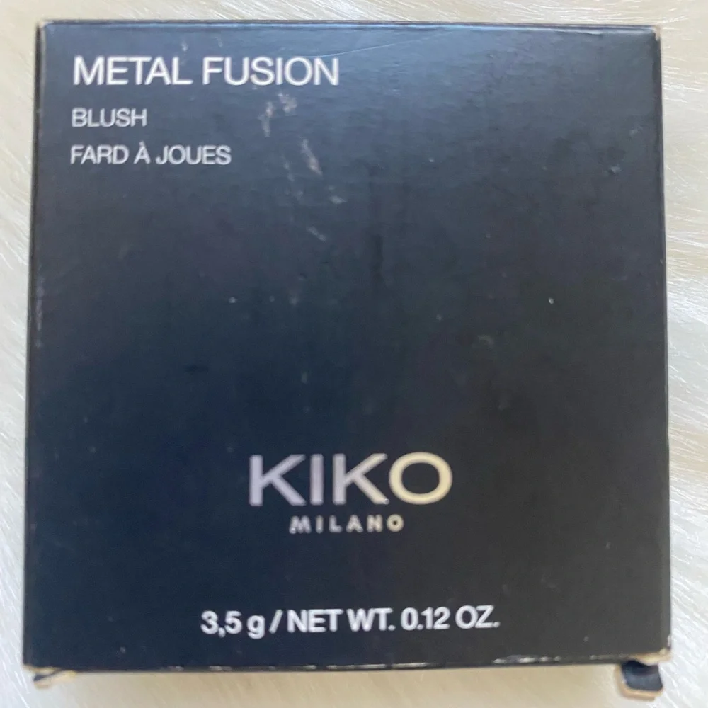 Blush Metal Fusion Kiko Milano 3.5 g/net wt. 0.12 oz